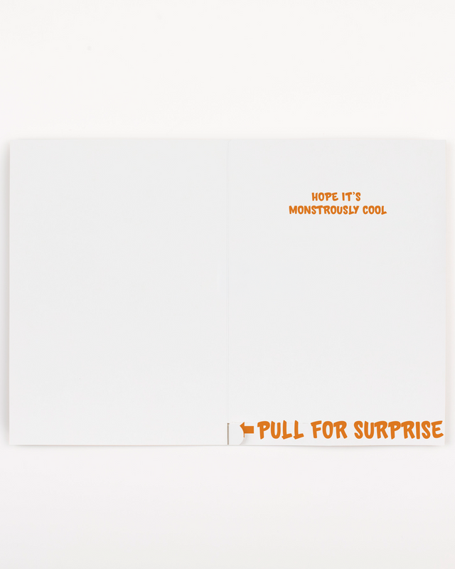 Halloween Glitter and Sticker Surprise Card