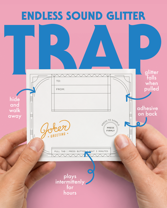 Hide & Prank Watch Beep Glitter Trap