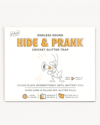 Hide & Prank Cricket Glitter Trap