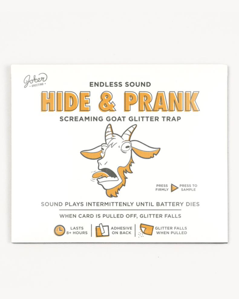 Hide & Prank Goat Glitter Trap
