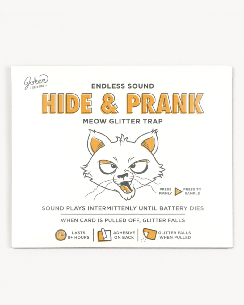 Hide & Prank Meowy Glitter Trap