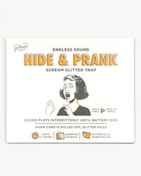 Hide and Prank Scream Glitter Trap