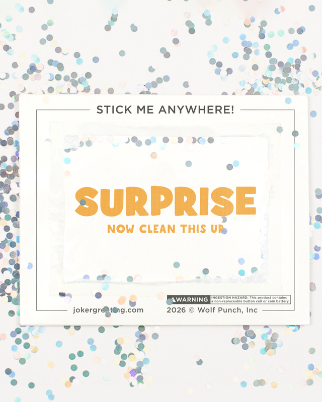 Hide and Prank Scream Glitter Trap