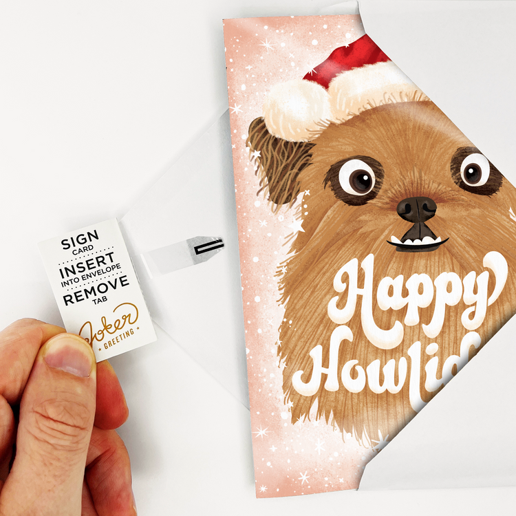 Endless Dog Christmas With Glitter