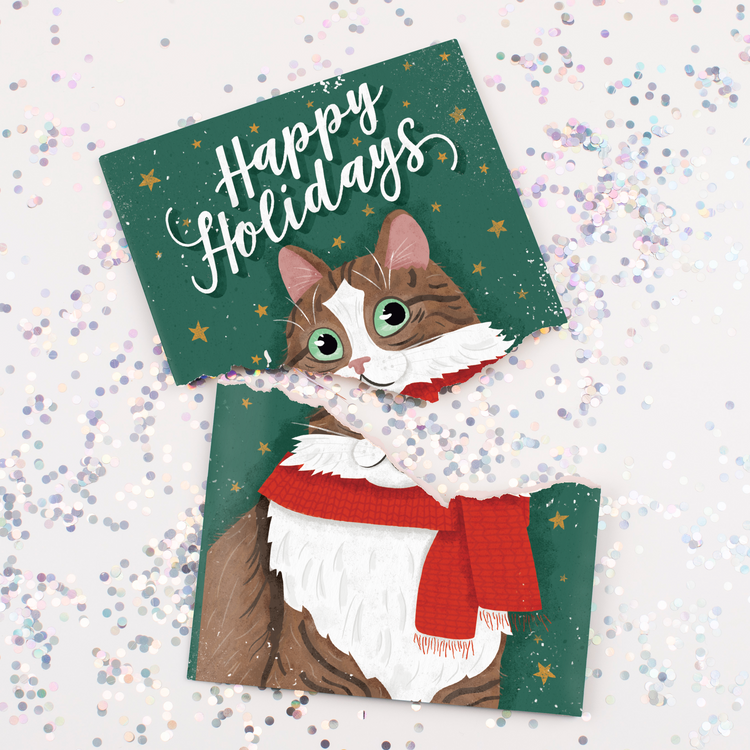 Happy Holidays and Glitter Trap Envelope Bundle