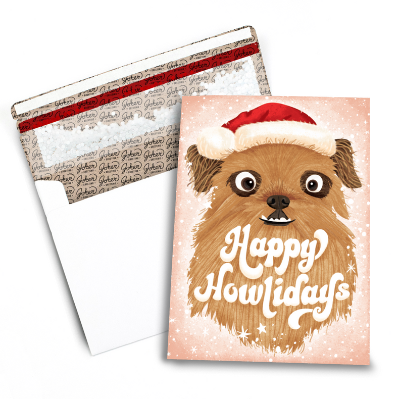 Santa Dog and Glitter Trap Envelope Christmas Bundle