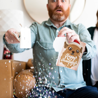 Endless Dog Christmas With Glitter