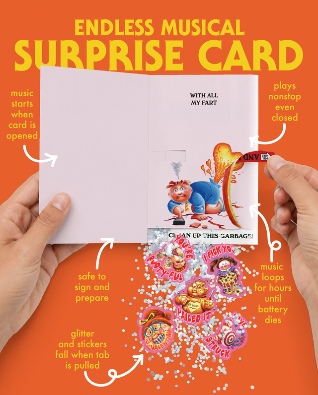 Garbage Pail Kids Endless Valentines Day Card