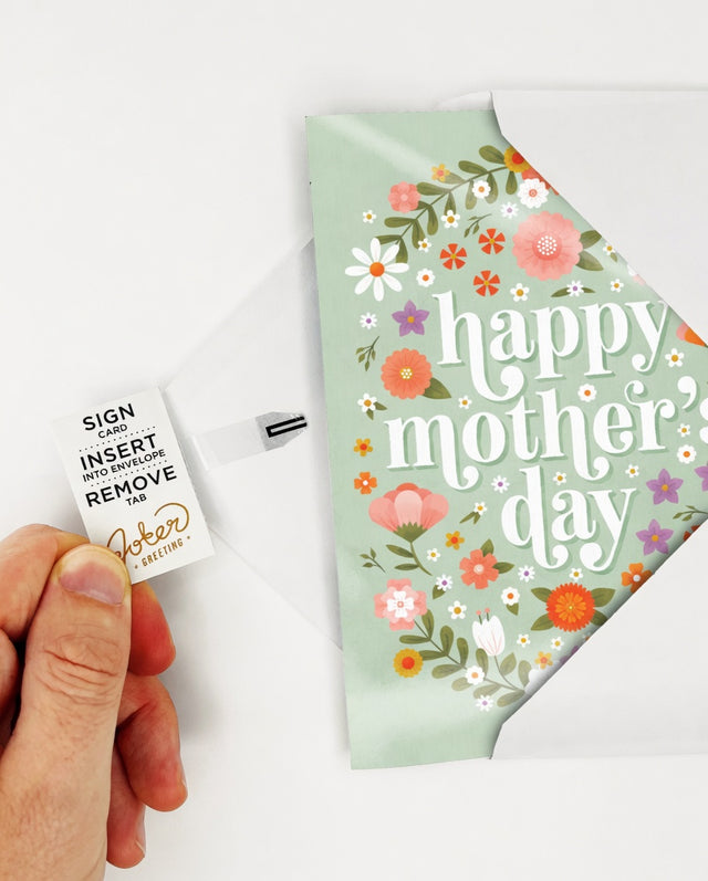 Endless Baby Cry Mother's Day Card with Glitter