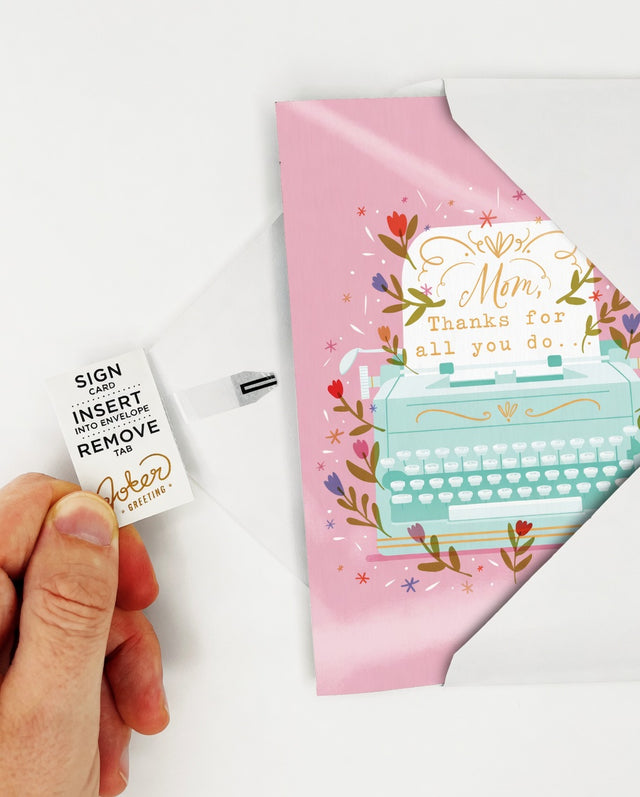 Endless Best Mother's Day Card with Glitter and Sticker Surprise