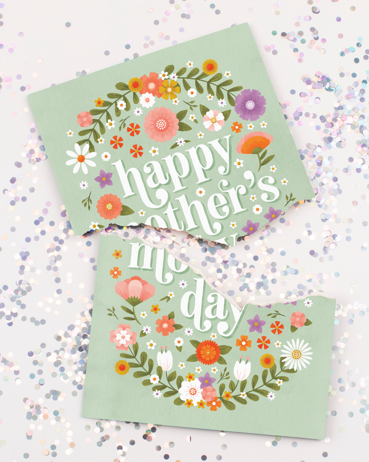 Endless Baby Cry Mother's Day Card with Glitter
