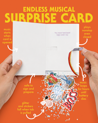 Endless Mother's Day Fart Card with Pull Surprise