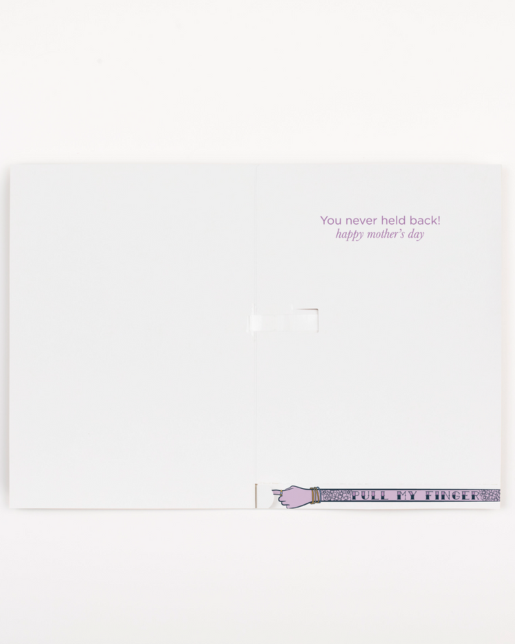 Endless Mother's Day Fart Card with Pull Surprise