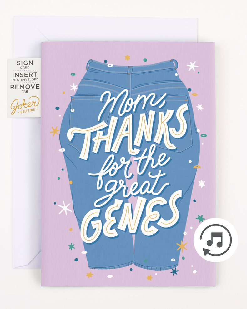 Endless Mother's Day Fart Card with Pull Surprise