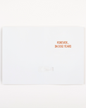 White card with orange text 'FOREVER... IN DOG YEARS' on a white background