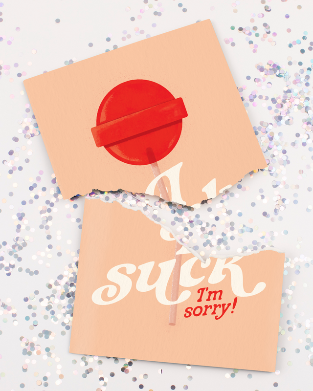 Endless I'm Sorry With Glitter