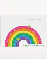 Endless Bagpipes St. Patricks Day Card with Glitter and Sticker Surprise