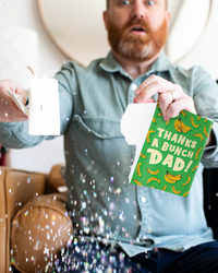 Endless Thank You Dad Card with Glitter