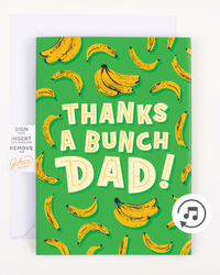 Endless Thank You Dad Card with Glitter