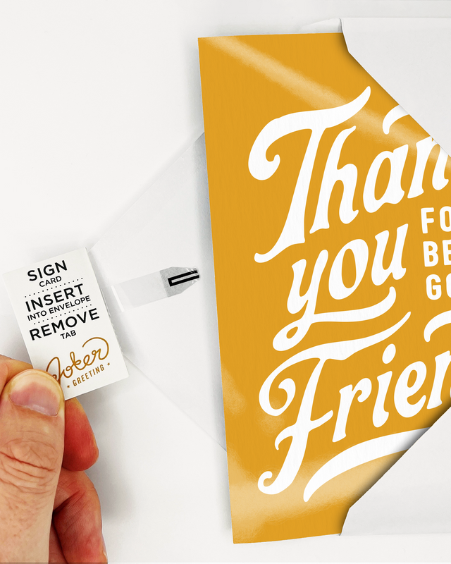 Endless Thank You Card with Glitter