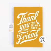 Endless Thank You with Glitter