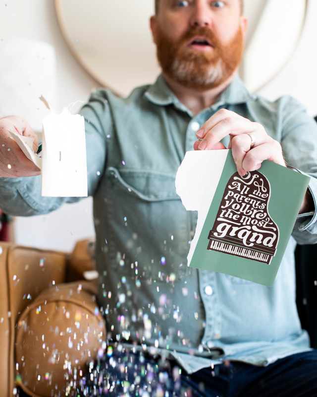 Endless Thank You Grandparent Card with Glitter