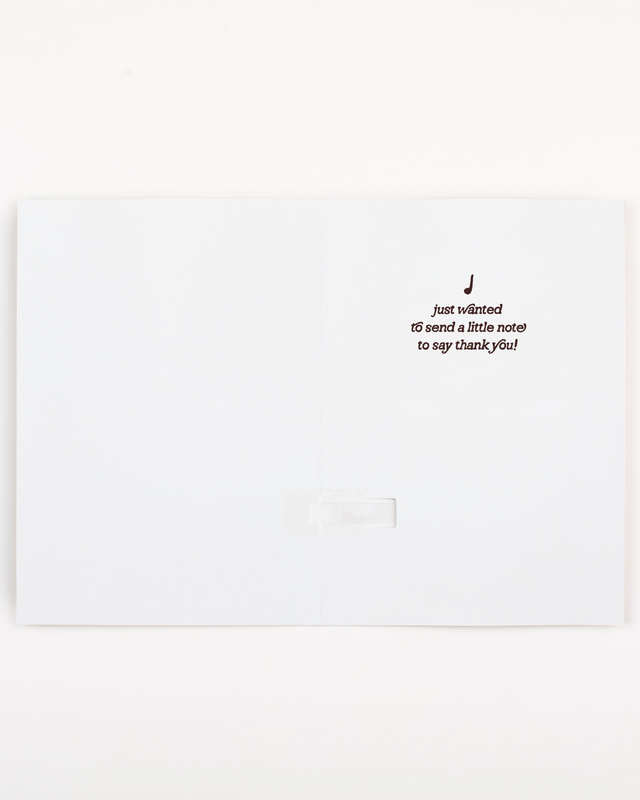 Endless Thank You Grandparent Card with Glitter