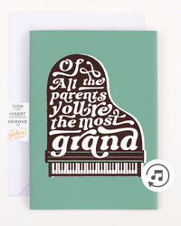 Endless Thank You Grandparent Card with Glitter