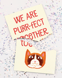 Endless Meowy Valentines With Glitter