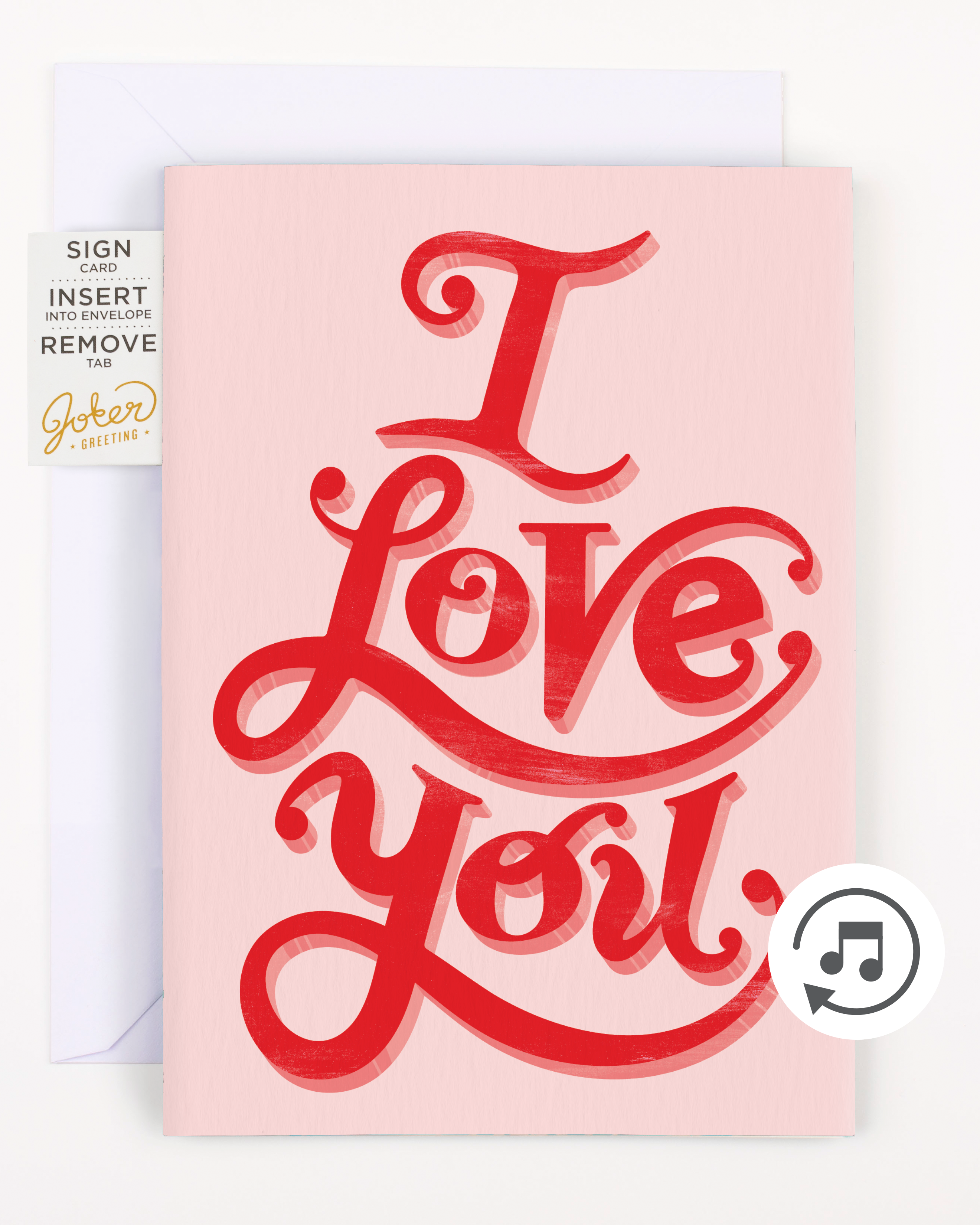 I Love You Musical Card - Plays Nonstop | Joker Greeting