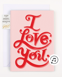 Endless I Love You Glitter & Stickers
