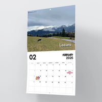 2026 Calendar: Dogs Pooping in Beautiful Places