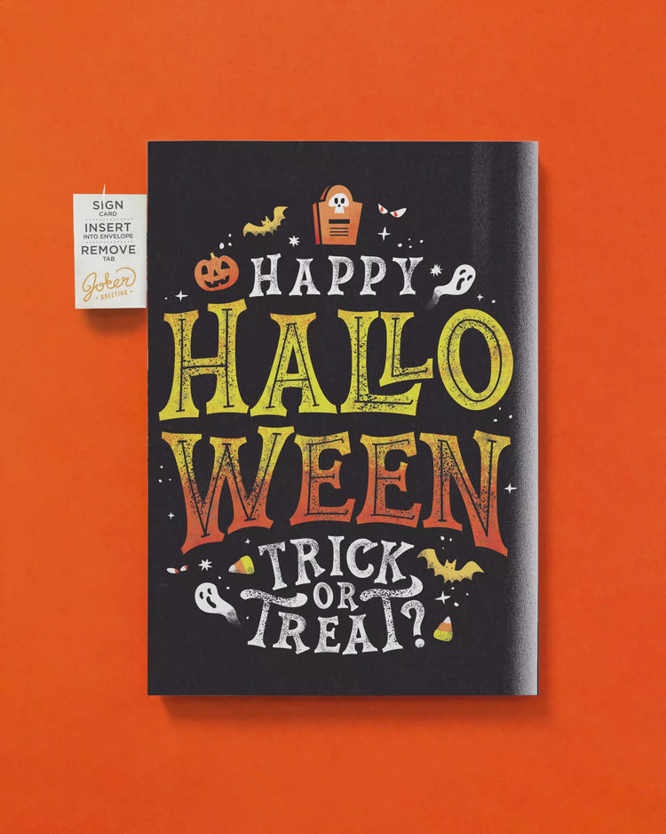 Endless Halloween Card with Glitter and Sticker Surprise