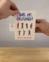 Endless Macarena Card with Glitter