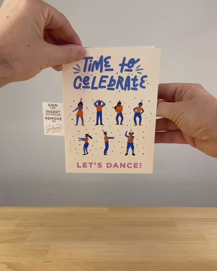 Endless Macarena Card with Glitter