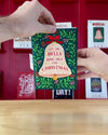 Endless "Ding Fries Are Done" Christmas Card with Glitter