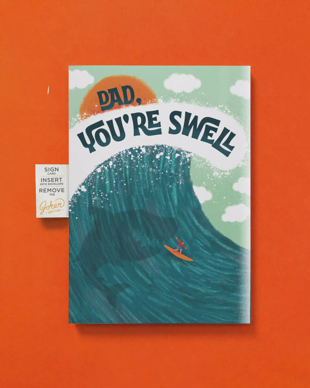 Endless Baby Shark Father's Day Card with Glitter