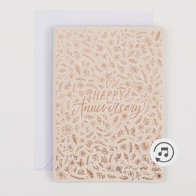 Endless Anniversary Card with Glitter