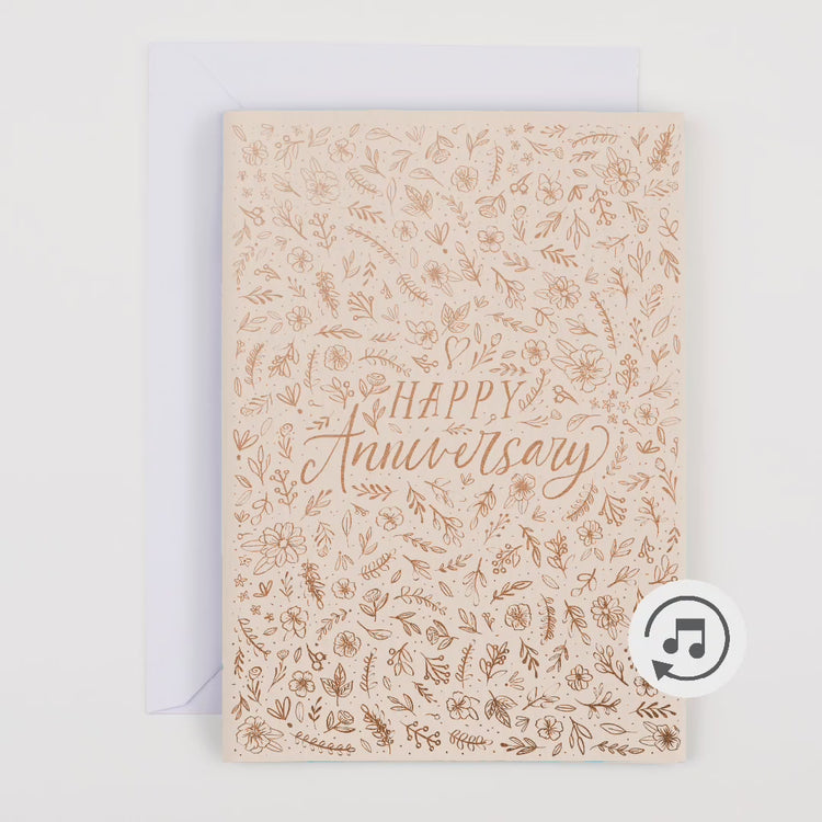 Endless Anniversary Card with Glitter