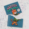 Endless Cool Cat Birthday Card with Glitter