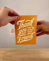 Endless Thank You Card with Glitter