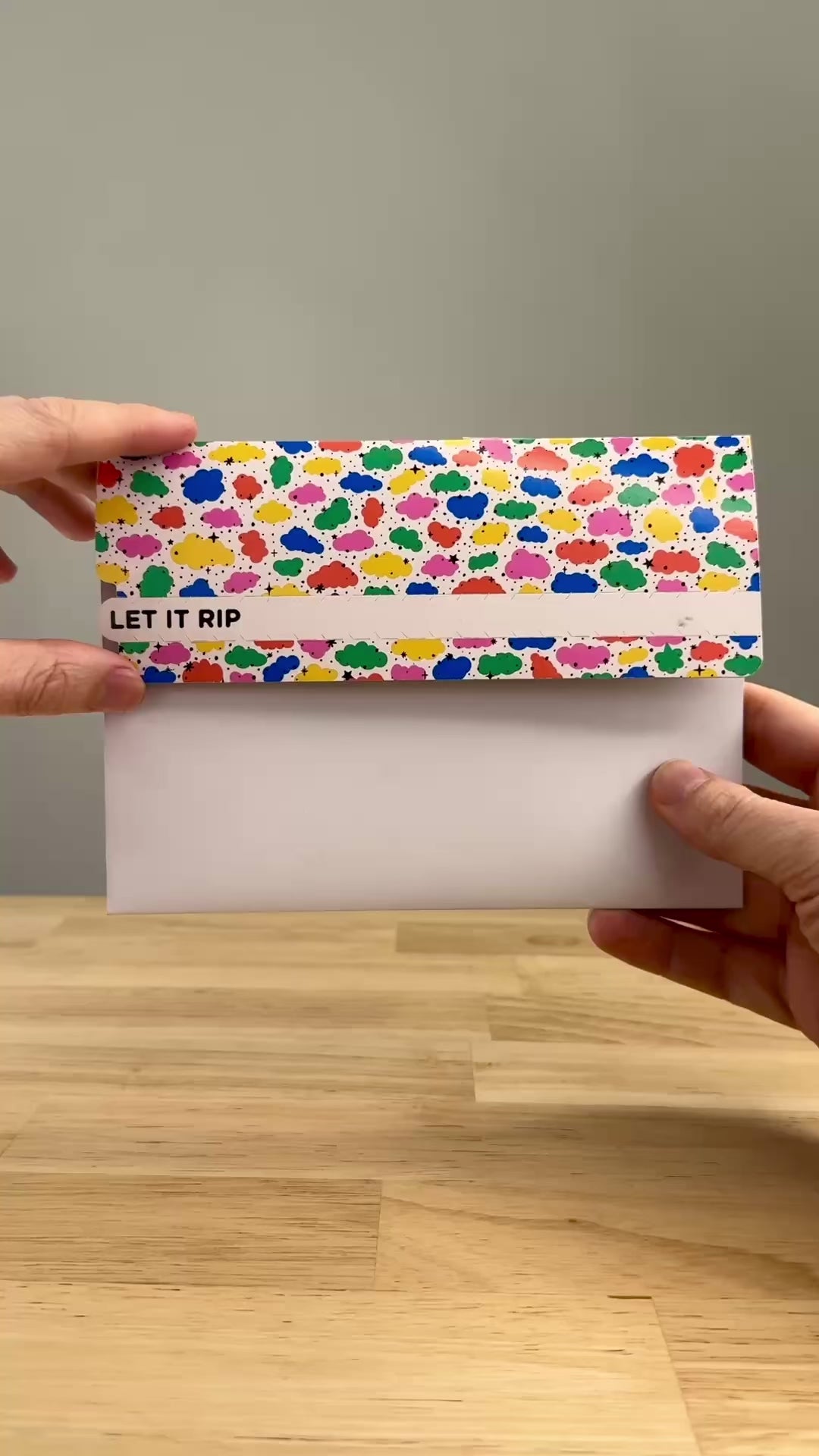 Farting Musical Glitter Envelope