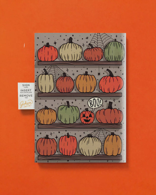 Endless Halloween Scream Card with Glitter