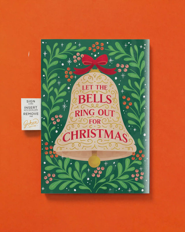 Endless "Ding Fries Are Done" Christmas Card with Glitter