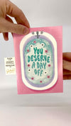 Endless Mom Mother's Card with glitter
