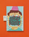 Endless "Burpday" Birthday Card with Glitter