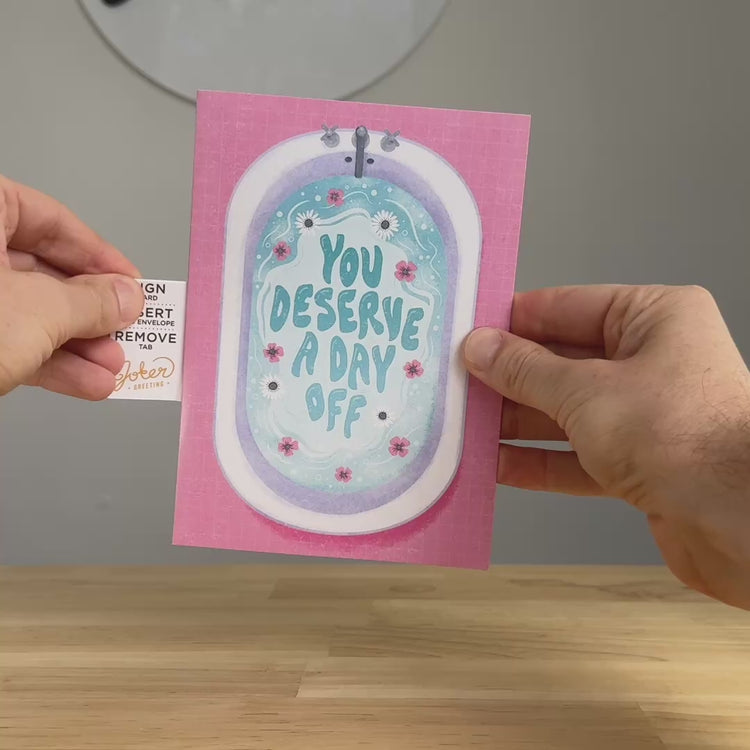 Endless Mom Mother's Card with glitter