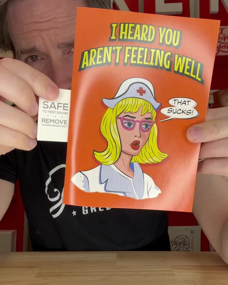 Endless Get Well Card With Glitter