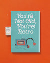 Endless Retro Birthday Card with Glitter