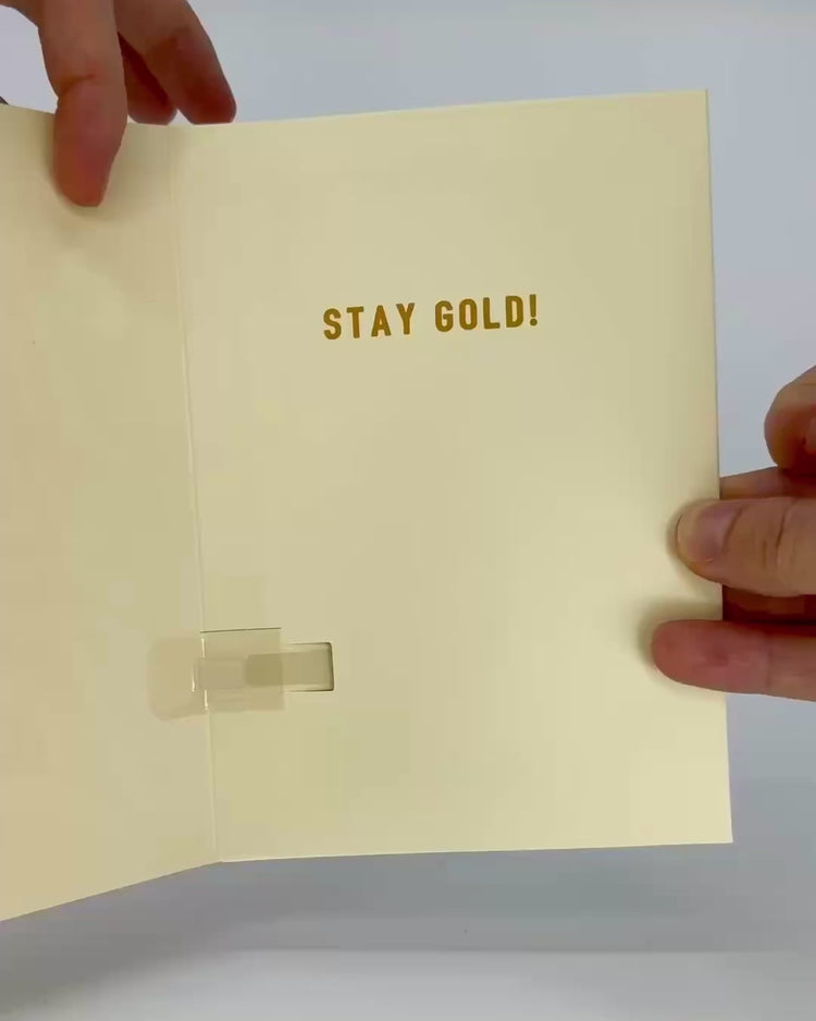 Endless Thank You Card with Glitter